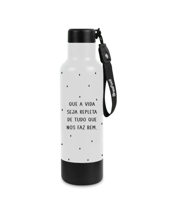 Garrafa Alumínio Steam 750 ml – Frase Tudo que Nos Faz Bem - Imagem 2