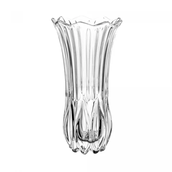 Vaso de Vidro Tulipa 22,5 cm Wolff – Elegância Transparente