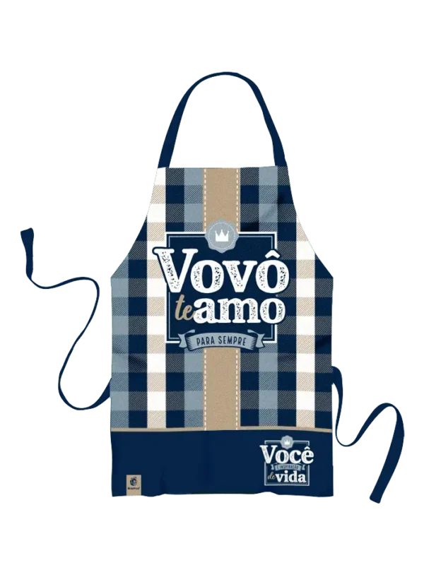 Avental - Vovô te Amo - Presente Criativo - Brasfoot