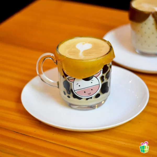 Caneca Elegance Mumu Vidro Térmico 300 ml Presente - Imagem 2