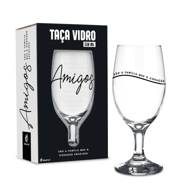 Taça Windsor 480 ml – Amigos São a Família que Escolhemos
