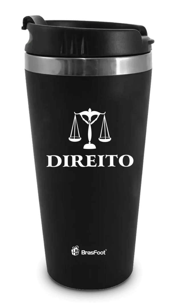 Copo Térmico Emborrachado 450ml – Cursos Direito - Imagem 2