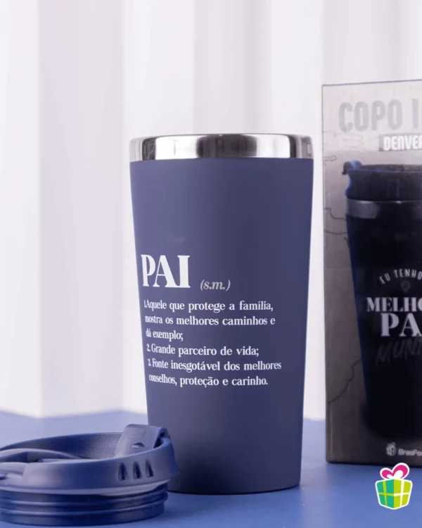 Copo Térmico Emborrachado 450ml – Eu Tenho o Melhor Pai - Imagem 5