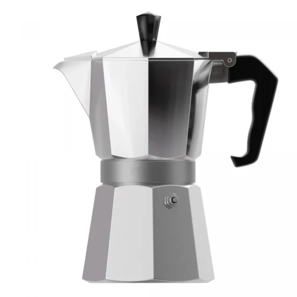 Cafeteira Italiana Lyor 6 Xícaras 250 ml Alumínio Resistente Cabo Antitérmico - Imagem 2